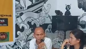 Ketua Koprasi Nelayan Julius Rolly Hengkengbala