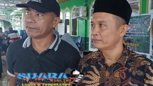 Ketua Umum Persatuan Organisasi Lintas Adat Agama Budaya (POLA) Kota Bitung Puboksa Hutahaean dan Sekertaris Pola Mat Rasubala