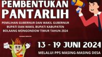 KPU Boltim Buka Rekrutmen Petugas Pantarlih untuk Pilkada Serentak 2024