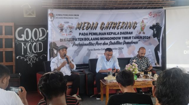 KPU Boltim Gelar Media Gathering, Tekankan Profesionalitas Pers dan Stabilitas Demokrasi Menjelang Pilkada 2024